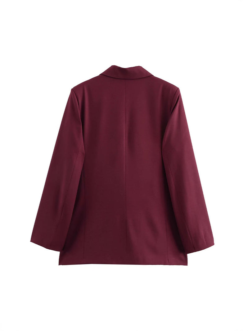 Jade | Dames Blazer – Minimalistisch Oversized Model met Schoudervulling | Herfst/Winter 2025