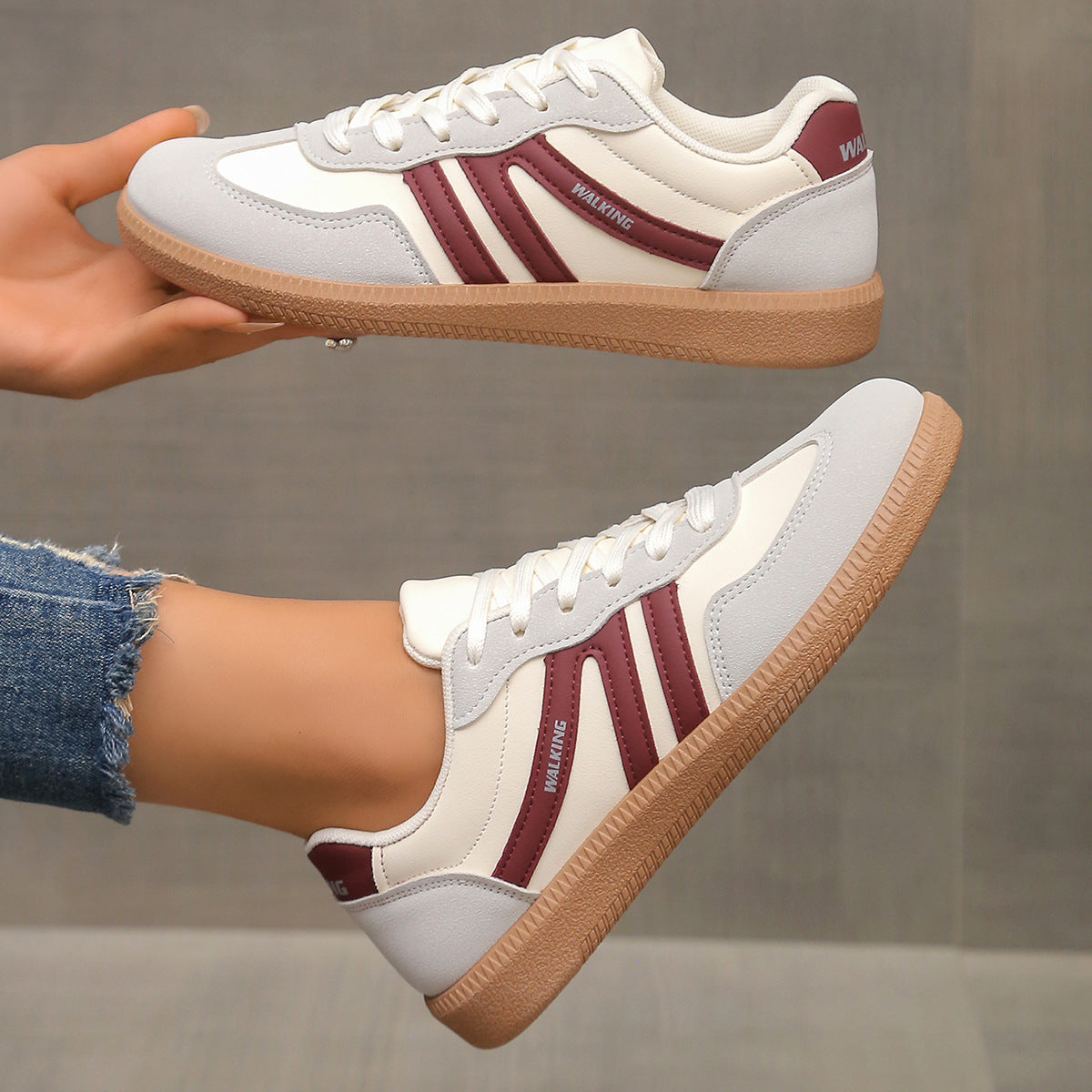Lotte | Dames Sneakers – Retro Duitse Trainer | Zachte Zool & Lichtgewicht Comfort | Europees/Amerikaanse Stijl