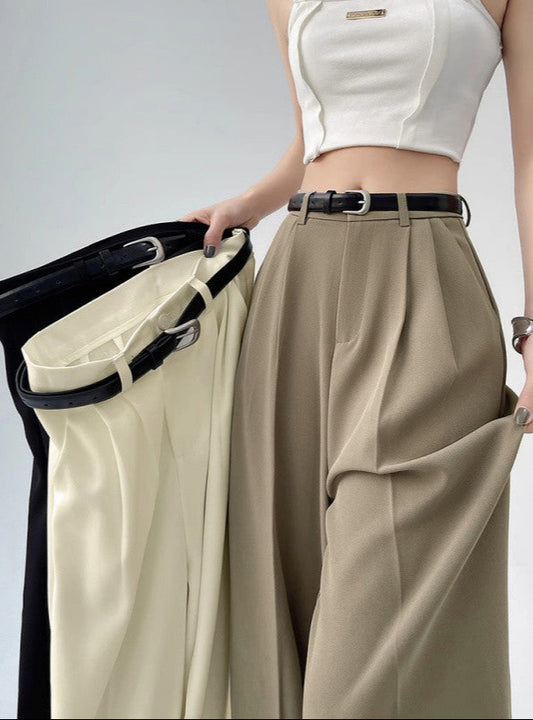 Izi | Dames Pantalon – Hoge Taille, Losvallend & Chic