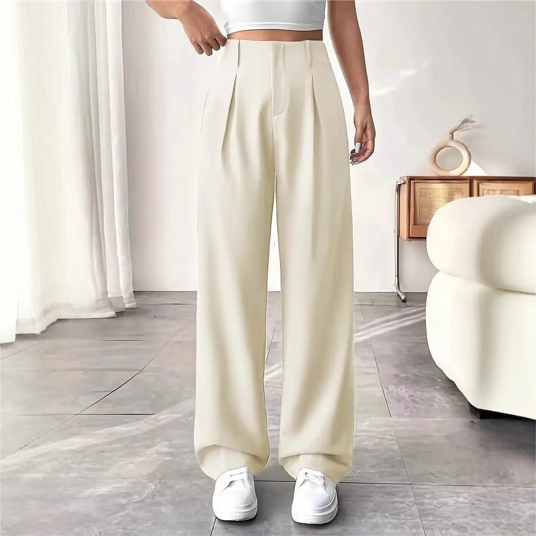 Izi | Dames Pantalon – Hoge Taille, Losvallend & Chic