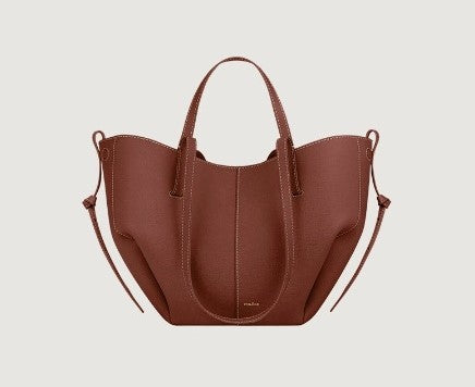 Polly | Polene Cyme Tote Bag – Leren Handtas met Vleugeldetail, Grote Capaciteit