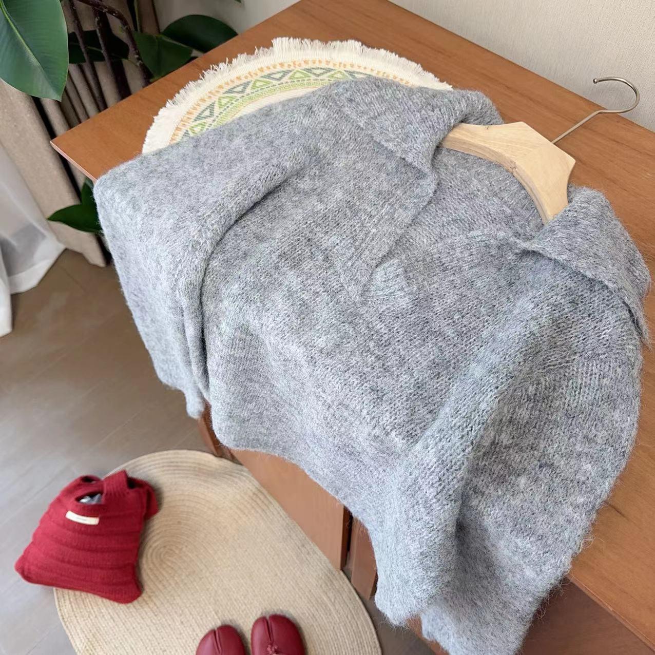 Sophie | Dames Gebreide Trui – Franse Stijl, Zachte Stof & Losse Pasvorm