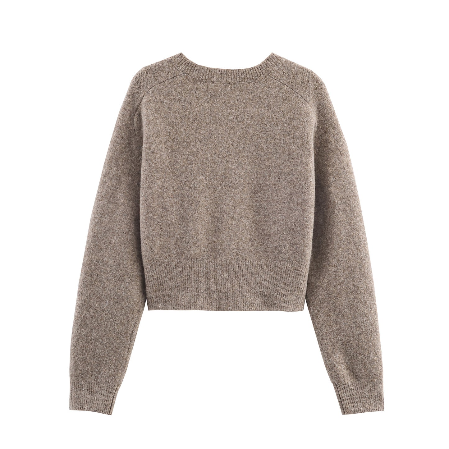 Zahide | Dames Cardigan – Europees/Amerikaanse Stijl, Ronde Hals & Knoopsluiting | Trend
