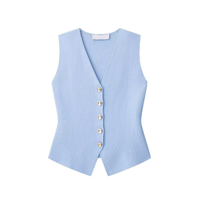 Lala | Dames Top – Mouwloos Veststijl