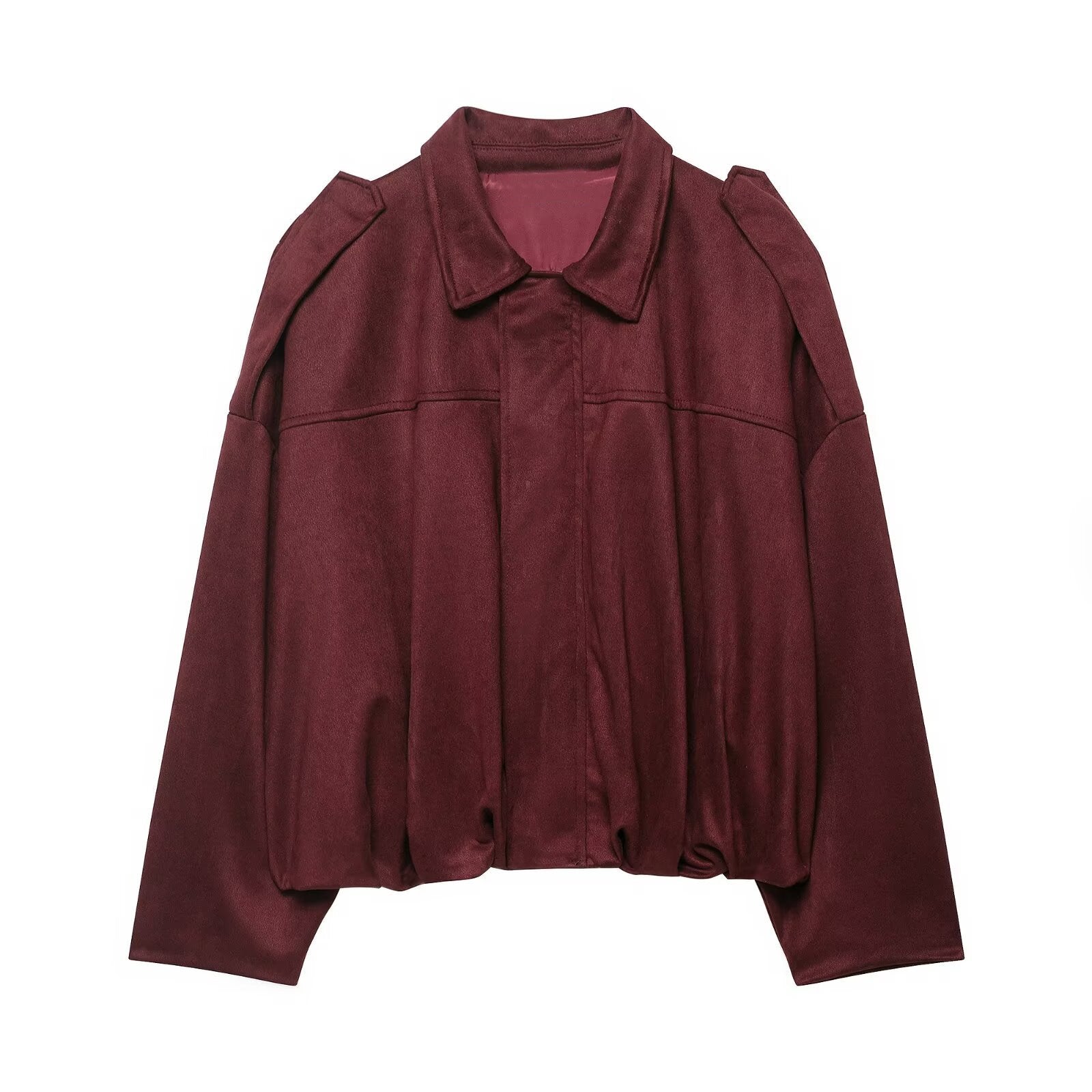 Eline | Dames Suèdelook Bomberjack – Zachte Fluwelen Textuur | Europees/Amerikaanse Stijl