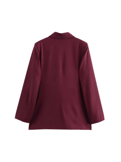 Jade | Dames Blazer – Minimalistisch Oversized Model met Schoudervulling | Herfst/Winter 2025