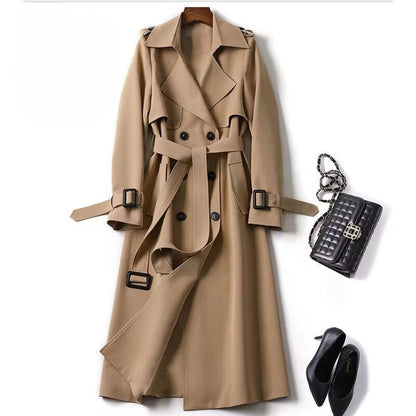 Kally | Dames Trenchcoat – Middenlang, Britse Stijl & Chic Design