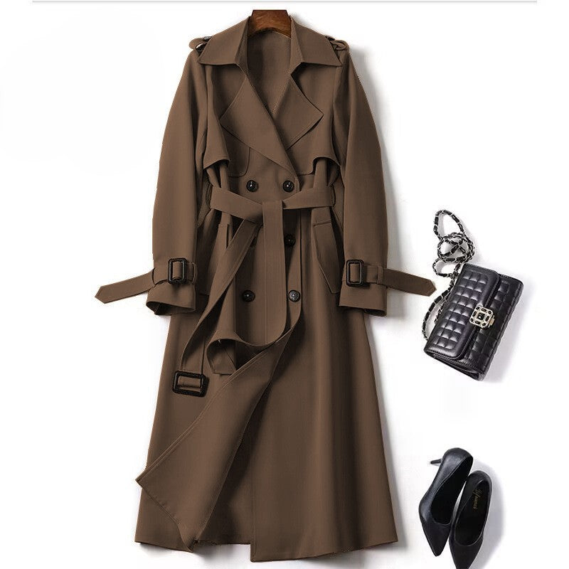 Kally | Dames Trenchcoat – Middenlang, Britse Stijl & Chic Design