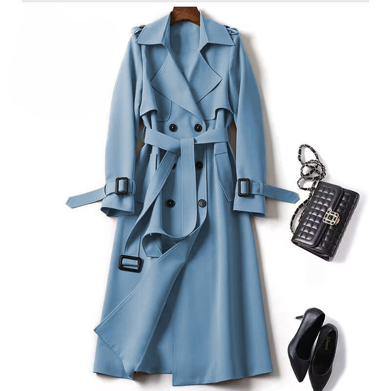 Kally | Dames Trenchcoat – Middenlang, Britse Stijl & Chic Design