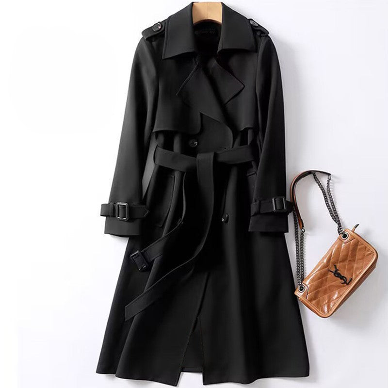 Kally | Dames Trenchcoat – Middenlang, Britse Stijl & Chic Design