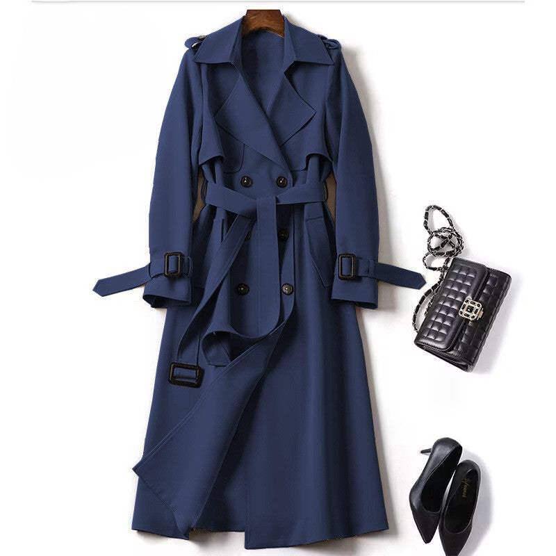 Kally | Dames Trenchcoat – Middenlang, Britse Stijl & Chic Design