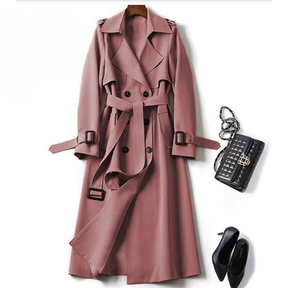 Kally | Dames Trenchcoat – Middenlang, Britse Stijl & Chic Design