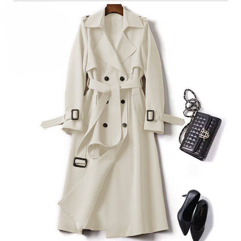 Kally | Dames Trenchcoat – Middenlang, Britse Stijl & Chic Design