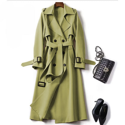 Kally | Dames Trenchcoat – Middenlang, Britse Stijl & Chic Design