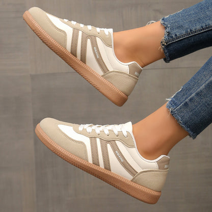 Lotte | Dames Sneakers – Retro Duitse Trainer | Zachte Zool & Lichtgewicht Comfort | Europees/Amerikaanse Stijl