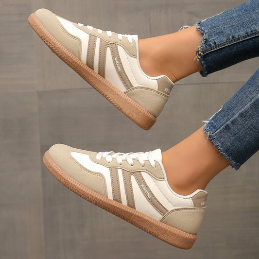 Lotte | Dames Sneakers – Retro Duitse Trainer | Zachte Zool & Lichtgewicht Comfort | Europees/Amerikaanse Stijl