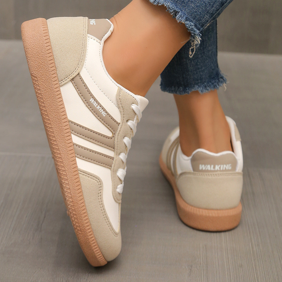 Lotte | Dames Sneakers – Retro Duitse Trainer | Zachte Zool & Lichtgewicht Comfort | Europees/Amerikaanse Stijl