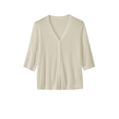 Lauren | V-hals Dames Gebreide Top – Comfortabel & Elegant