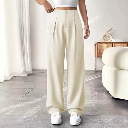 Izi | Dames Pantalon – Hoge Taille, Losvallend & Chic