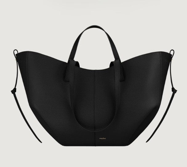 Polly | Polene Cyme Tote Bag – Leren Handtas met Vleugeldetail, Grote Capaciteit