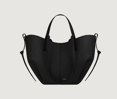Polly | Polene Cyme Tote Bag – Leren Handtas met Vleugeldetail, Grote Capaciteit