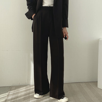 Sky | Dames Blazer Set – Bruin, Casual Chic & Getailleerd Design