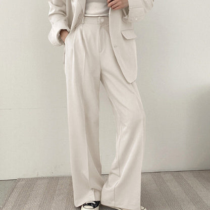Sky | Dames Blazer Set – Bruin, Casual Chic & Getailleerd Design